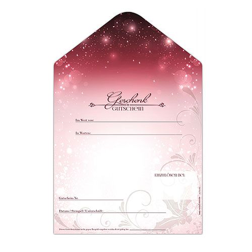 Floristik24 Geschenkgutschein Frohe Weihnachten 1St