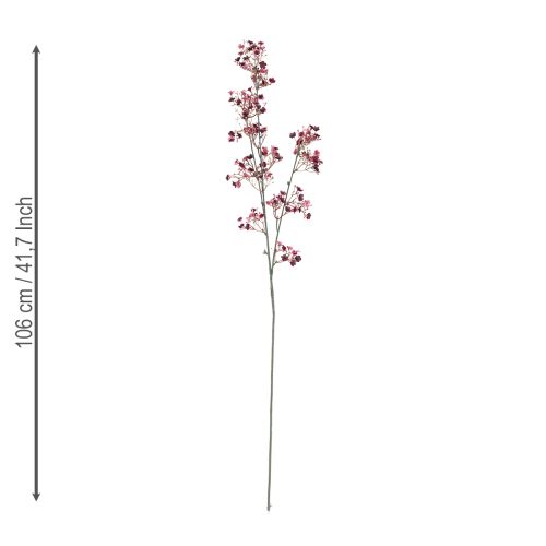 Artikel Gypsophila Künstliches Schleierkraut Bordeaux 106cm 2St