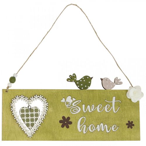 Artikel Fensterdeko Hängedeko Sweet Home Holzschild 25cm 2St