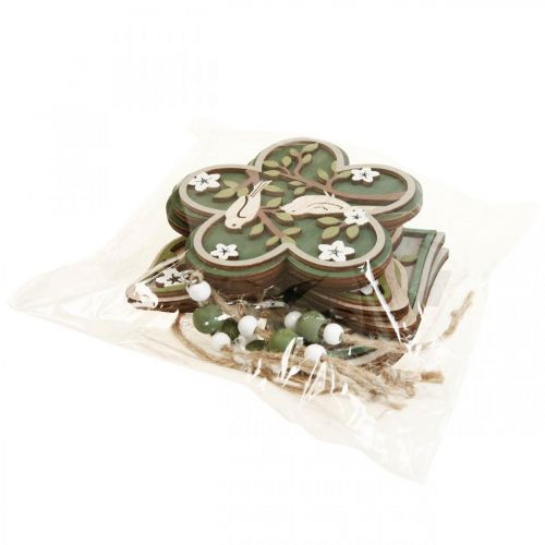 Floristik24 Hängedeko Holz Dekohänger Vögel Fensterdeko 10cm 6St