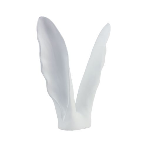 Floristik24 Hasen Deko Hasenohren Deko Weiß Kunststein 24×22×29cm