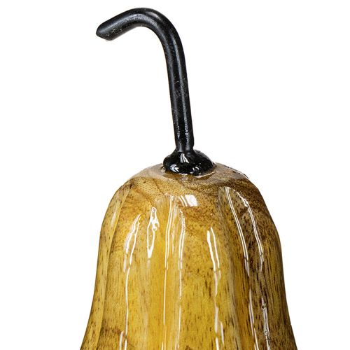 Artikel Holzbirne Birne Holzdeko Herbst Rot Gelb Weiß 12×6cm 3 St