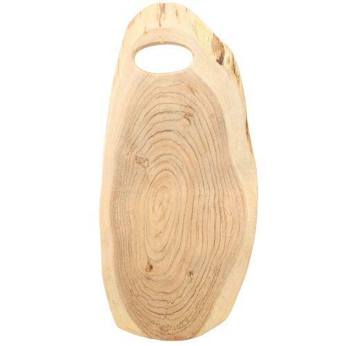 Artikel Holztablett Akazienholz mit Baumkante L36–45cm B15–21cm