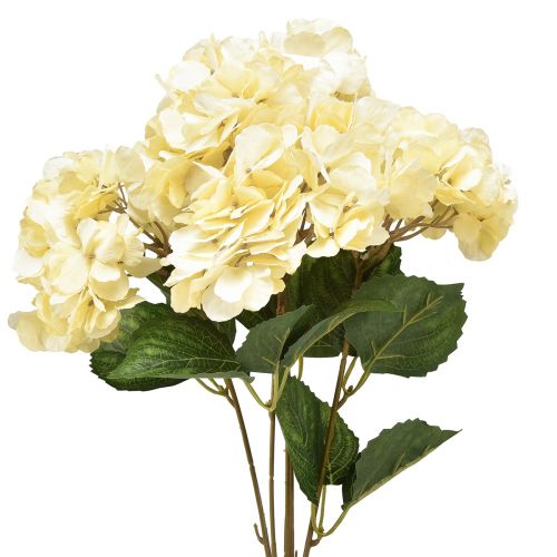 Artikel Hortensien Strauß Kunstblumen Gelb 5 Blüten 48cm