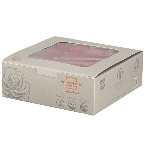 Artikel Infinity Rosen Echte Blüten Mini Rosenköpfe Rot Ø3cm 16 St