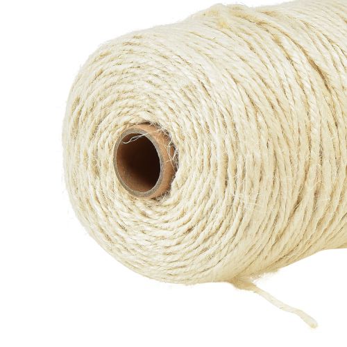 Artikel Juteband Jutekordel Dekoband Jute Creme Ø3mm 200m