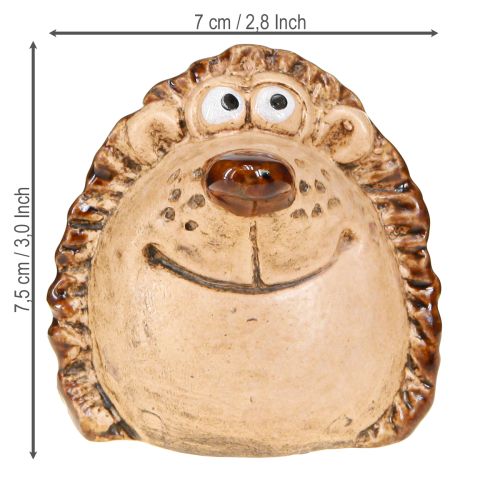 Artikel Keramik Igel Deko Figur Herbstdeko handbemalt H7cm 3 St