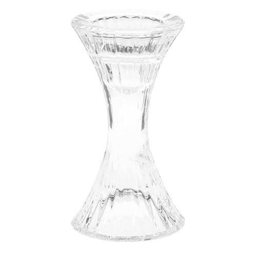 Artikel Kerzenhalter Glas Rund Stabkerzenhalter Ø7cm H13cm 2St