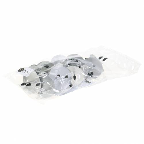 Artikel Kerzenhalter zum Stecken Silber Ø4,5cm 12 St