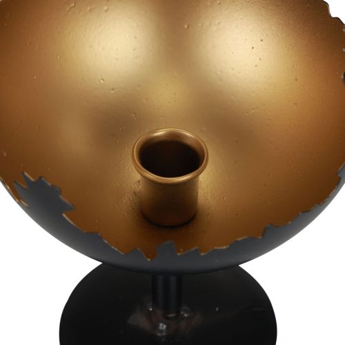 Floristik24 Tischdeko Weihnachten Kerzenhalter Metall 19cm Ø15cm