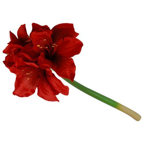 Artikel Künstliche Amaryllis Weihnachtsblumen Rot Kunstblumen L40cm