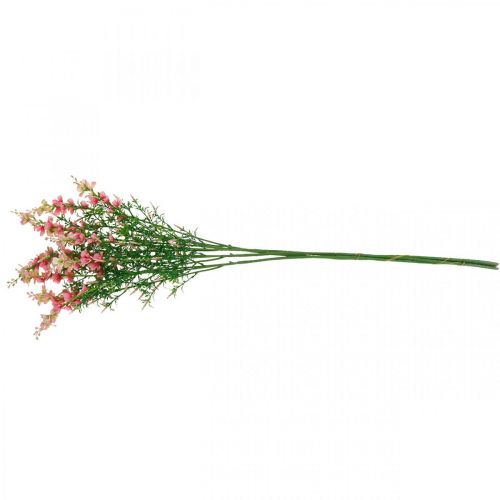 Floristik24 Künstliche Wiesenblumen Rosa Seidenblumen Kunstblumen 4St