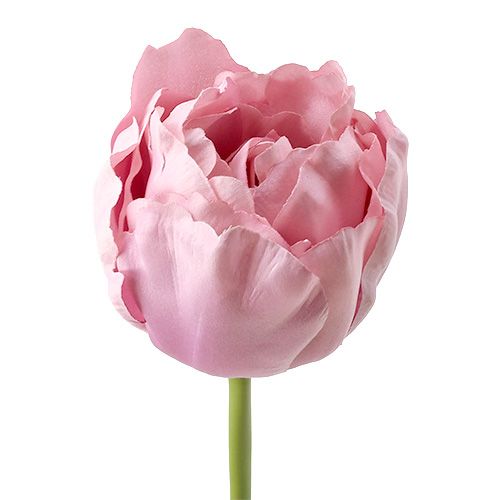 Floristik24.de Kunstblumen Tulpen gefüllt Altrosa 84cm - 85cm 3St-1022-02