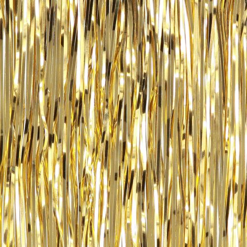 Artikel Lametta Gold Hellgold Baumbehang Weihnachten L50cm