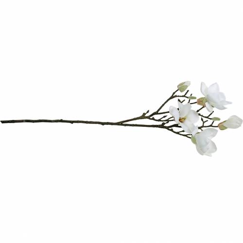 Artikel Magnolienzweig Weiß Dekozweig Magnolie Kunstblume