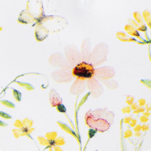 Artikel Herz Anhänger mit floralen Mustern als Wanddekoration 7cm 6St