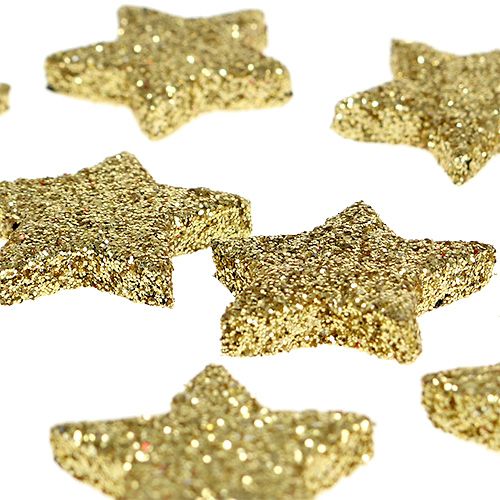 Artikel Mini Glitterstern Gold 2,5cm 96 St