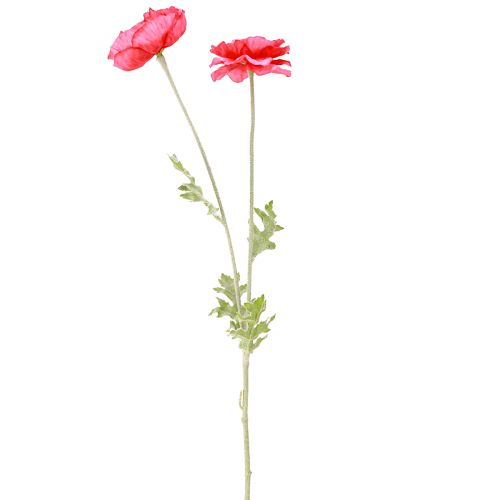 Artikel Mohnblumen Künstlich Rosa Kunstblumen Ø6–7cm L78cm 3St