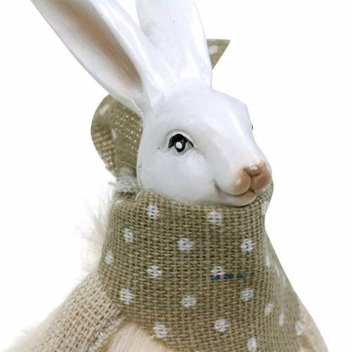 Floristik24 Osterhase Kantensitzer Hase 20cm Figur Ostern Osterdeko 4St