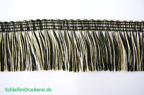 Franse Gold-Schwarz selbstklebend 25m