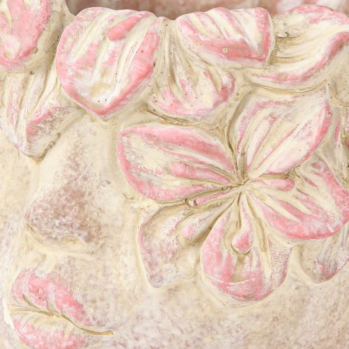 Artikel Pflanzkopf Blumentopf zum Aufhängen Beton Optik Rosa H13cm