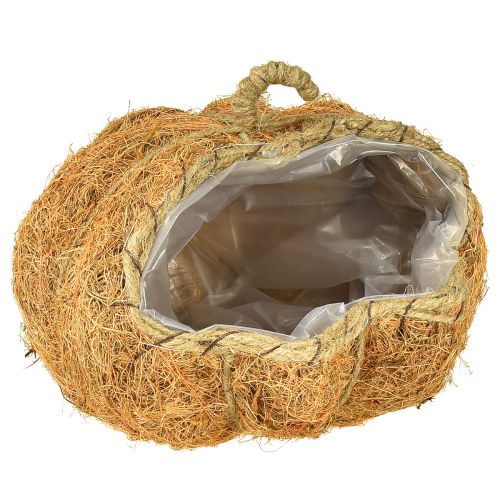 Artikel Pflanzkorb Kürbis Herbstdeko Orange Ø22cm H17cm