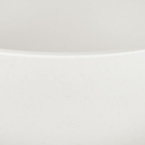 Artikel Pflanzkübel Kunststoff rund Schale Weiß Ø25cm H12cm