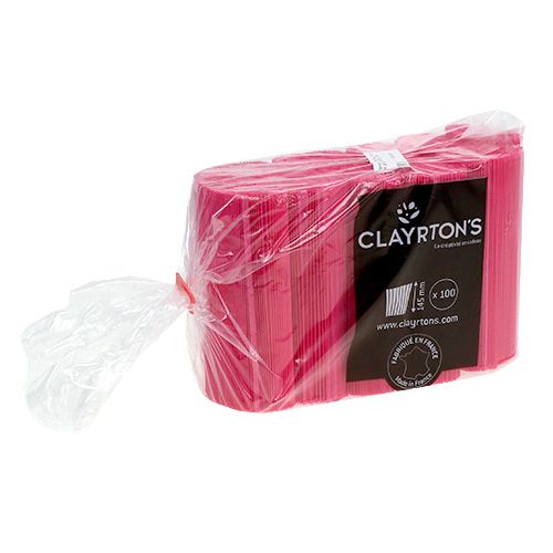 Artikel Plisseemanschetten Cerise 14,5cm 100 St.