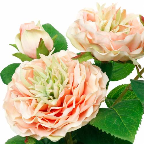 Floristik24.de Deko-Rose im Topf, Romantische Pfingstrose-11894 Seidenblumen, Rosa