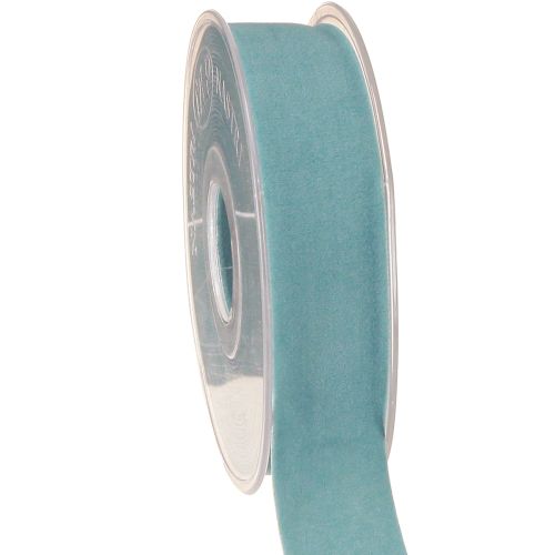 Artikel Samtband Blau Schmuckband Band Hellblau 25mm 7m