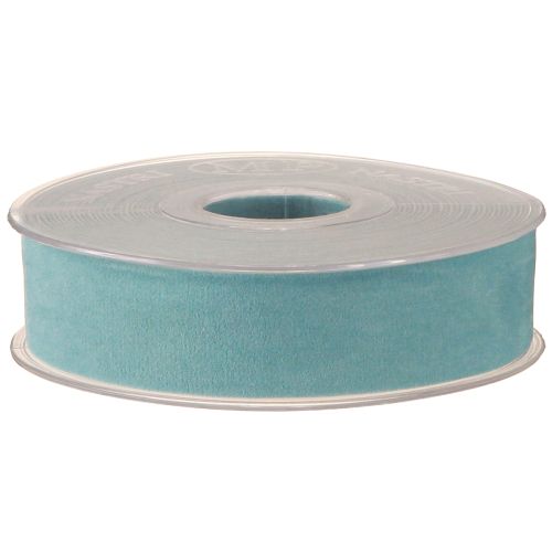 Artikel Samtband Blau Schmuckband Band Hellblau 25mm 7m