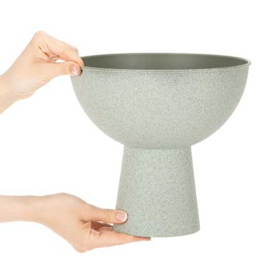 Artikel Schale mit Standfuß für Pflanzen Dekoschale 25cm