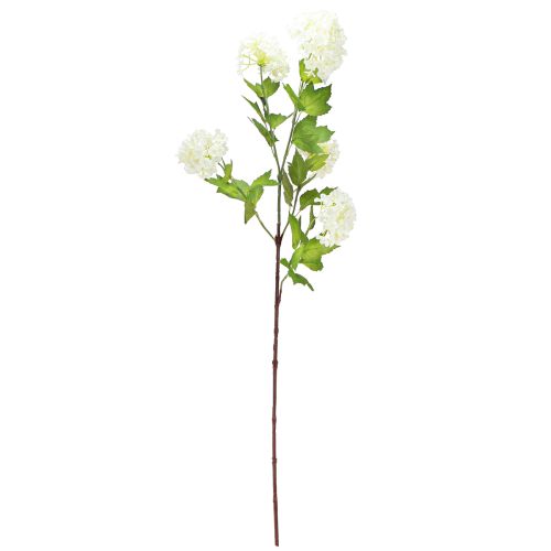 Artikel Schneeball Künstlich Viburnum Zweig Weiße Blüten L90cm