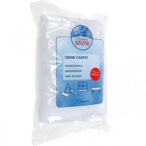 Artikel Schneedecke Deko Kunstschnee Matte Schneeteppich Weiß 200×50cm