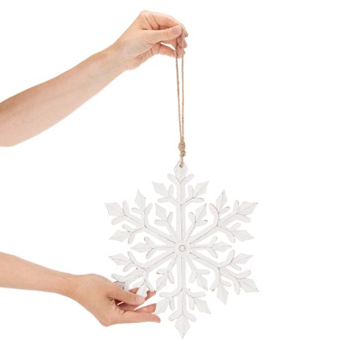 Artikel Deko Schneeflocke groß Hängedekoration 30cm