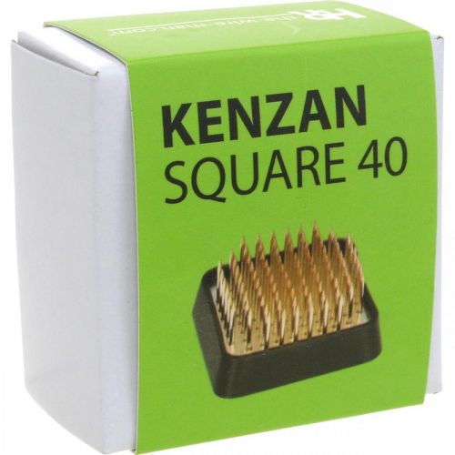 Artikel Steckigel Kenzan Quadratisch Blumenigel Messing 40×40mm