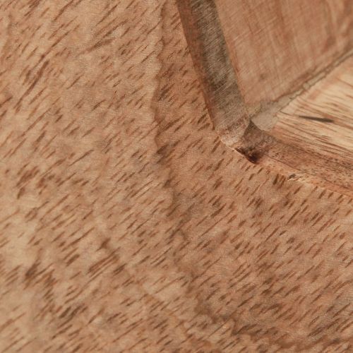 Artikel Stern Deko Holz Tischdeko Mangoholz zum Stellen Natur Ø24cm