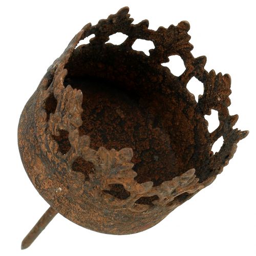 Artikel Teelichthalter zum Stecken Rost Ø5,2cm H10,5cm 4St