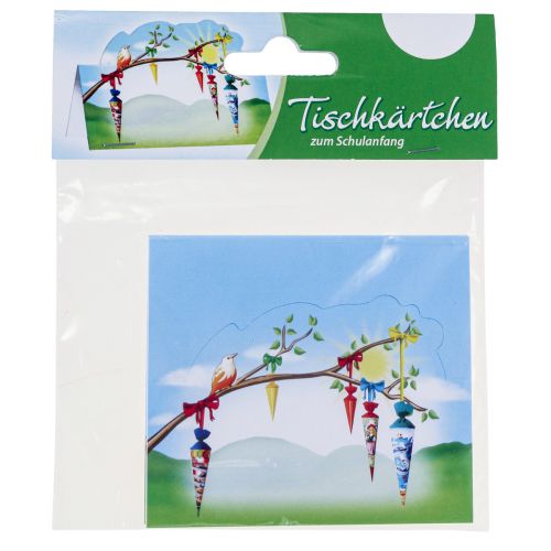 Artikel Tischdeko Einschulung, Tischkarten Schulanfang Deko 6×9cm 6St