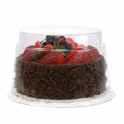 Floristik24 Schoko-Sahne-Torte künstlich Ø15cm H11,5cm
