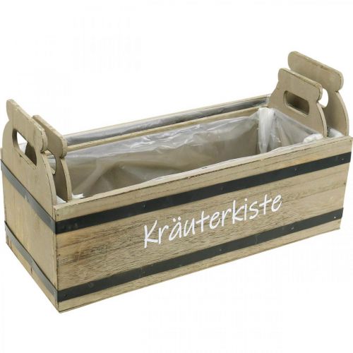 Artikel Kräuterkiste als Set aus Holz 41x21x17/36,5x19x13cm