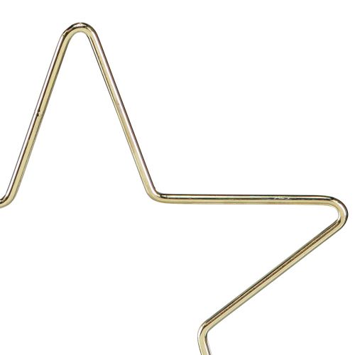 Artikel Weihnachtsdeko Metallstern Stern Anhänger Gold Ø15cm 6 St