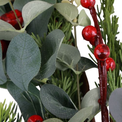 Artikel Weihnachtsgirlande Tannenzweige Eukalyptus Koniferen Beeren 160cm