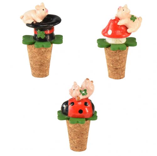 Artikel Weinkorken Sektkorken Weinstopfen Glückssymbole 6,5cm 3 St