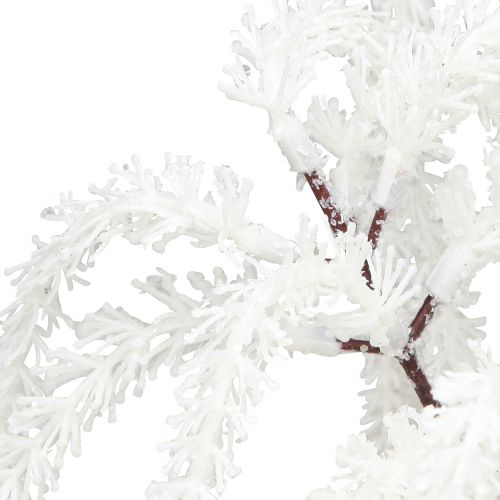 Artikel Dekozweig Trauerweide Winterdeko Weiß Glitter 82cm 2St