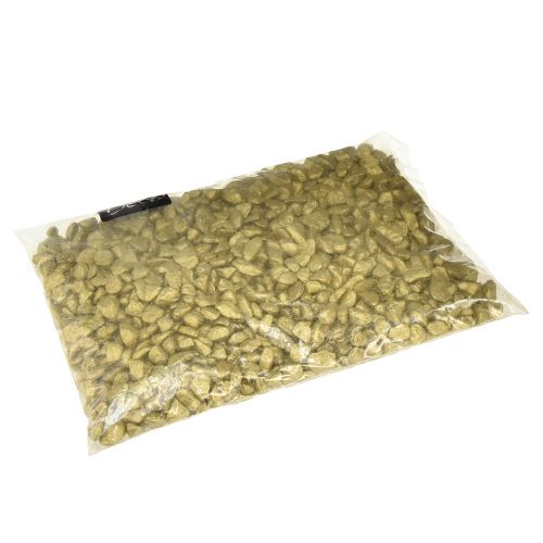 Artikel Dekosteine Tischdeko Streudeko Gelbgold 9mm–13mm 2kg