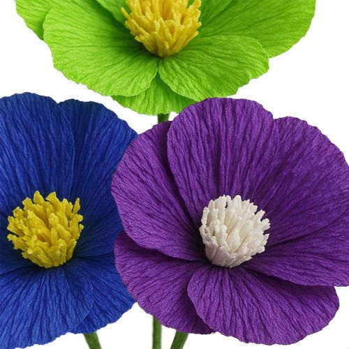 Artikel Floristen-Krepppapier Dunkelblau 50x250cm