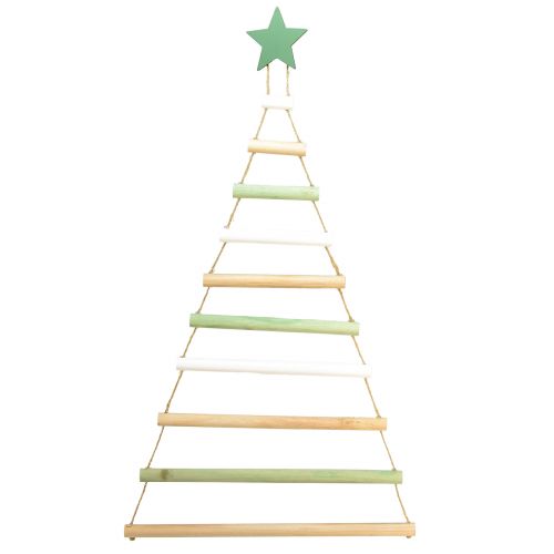 Artikel Hängedeko Weihnachten Weihnachtsbaum Stern Holz H59cm