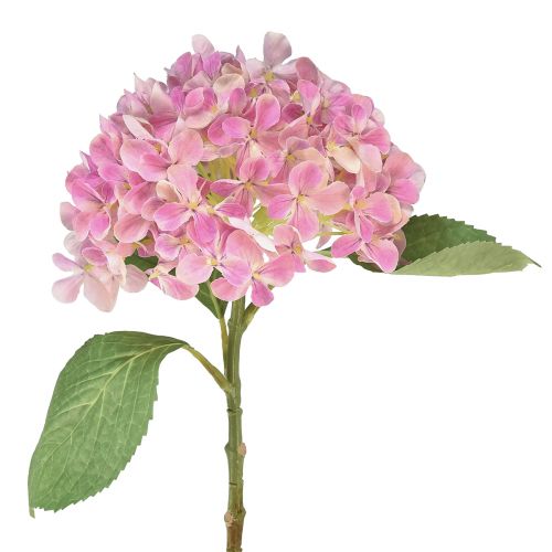 Hortensie künstlich Rosa Kunstblume Rosa Ø15,5cm 45cm