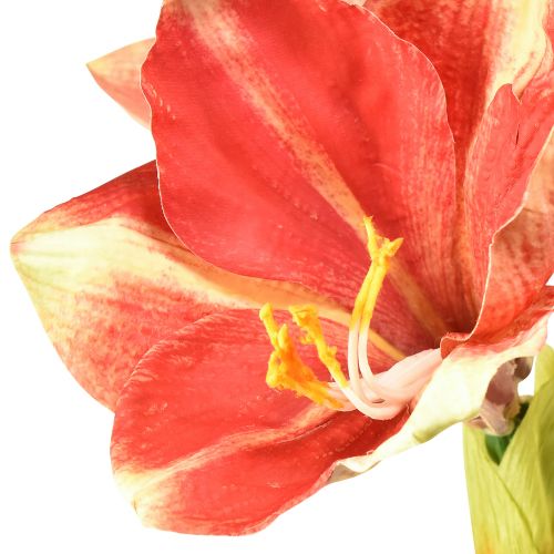 Artikel Künstliche Amaryllis Pink und Creme – Große Stielblume 76cm